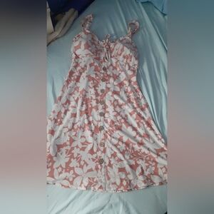 Floral Button-Down Dress